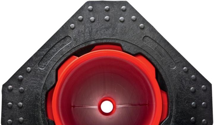 Productafbeelding HP Autozubehör Verkeerskegel TL hoogte 500 mm BAST getest, 2 stroken 33 x 33 cm