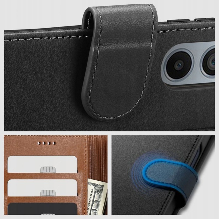 Produktbild Tech-Protect Wallet case for Xiaomi Redmi 13 - black (Xiaomi Redmi 13)