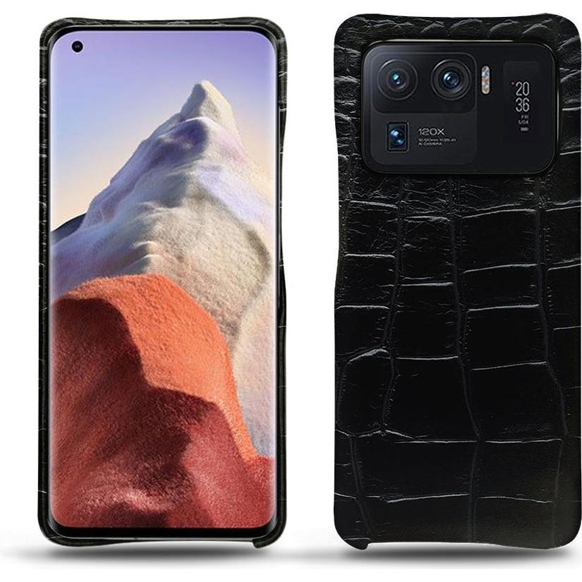 Noreve Lederschutzhülle (Xiaomi Mi 11 Ultra), Smartphone Hülle, Schwarz