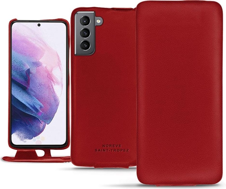 Produktbild Noreve Lederschutzhülle vertikal (Samsung Galaxy S21)