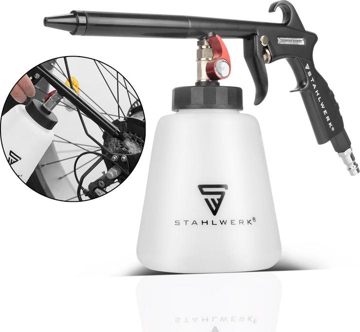 Actual product image Stahlwerk Compressed air cleaning gun RP-93 ST Blow-out gun with 1 litre container