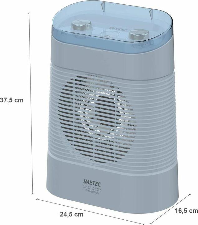 Actual product image Imetec Silent Power Protection Indoor Blue 2100 W Electric room heater with fan (2200 W)