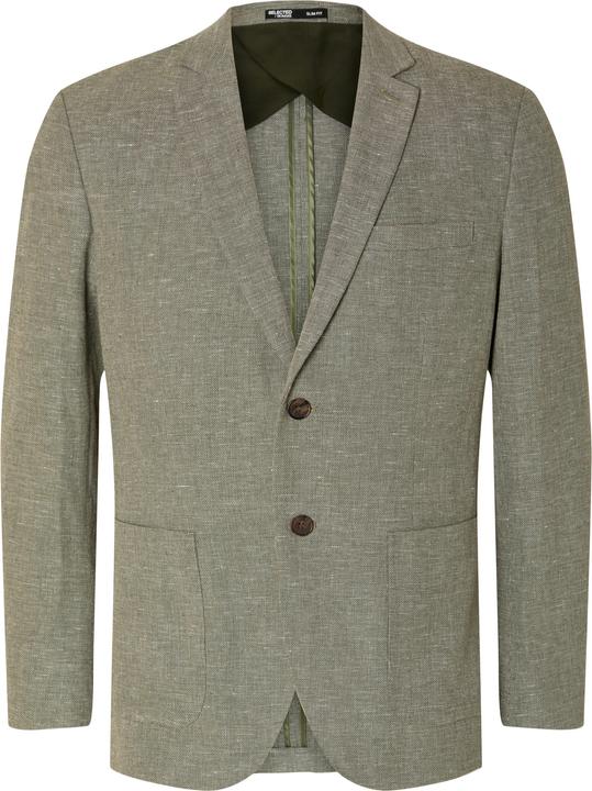 Image du produit Selected Blazer en Lin Coupe Slim (46)