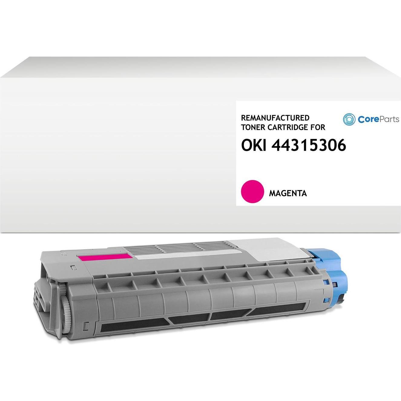 CoreParts, Toner, Lasertoner for Oki Magenta