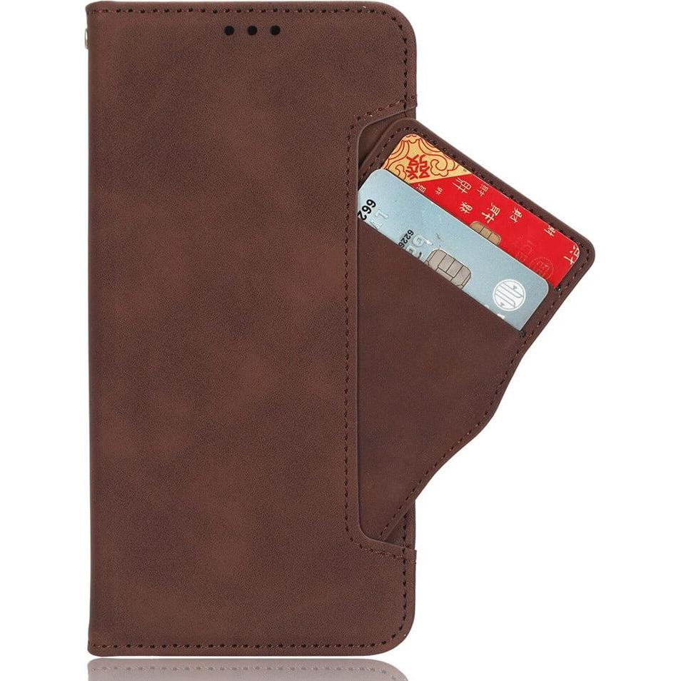 Cover-Discount Marrone Xiaomi Redmi A5 / Poco C71 - Etui Viele Kartenfächer (Xiaomi Redmi 5), Cover Smartphone,