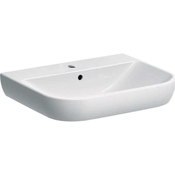 Geberit, Lavandino, Keramag / Lavabo Smyle 60 Cm Bianco 500228011 (480 Mm, 600 Mm)
