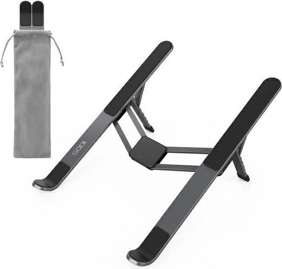 Actual product image Sodi 315 Regulowany składany stojak na laptopa szary