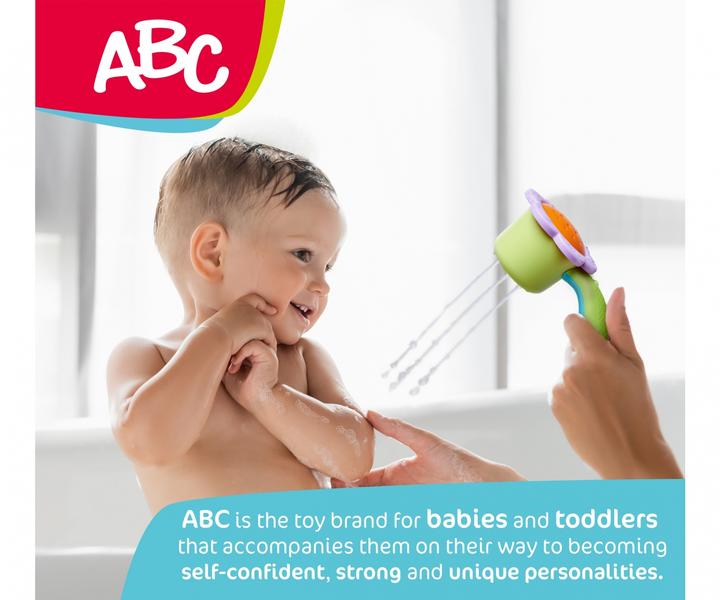 Produktbild Magni 104010021 - ABC Duschi, Wasserschöpfer in Blumenform, drehbarer Kopf für zweierlei Regenfunkti