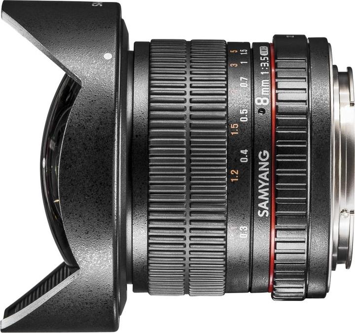 Actual product image Samyang 8mm f/3.5 Asph IF MC Fisheye CSII DH - Nikon F (Nikon F, APS-C / DX)