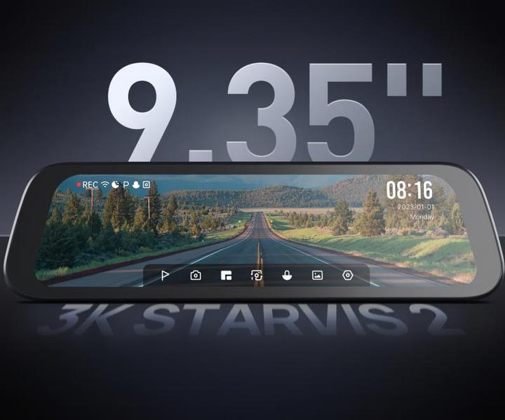 Produktbild 70mai S500 (Eingebautes Display, Eingebautes Mikrofon, Nachtsicht)