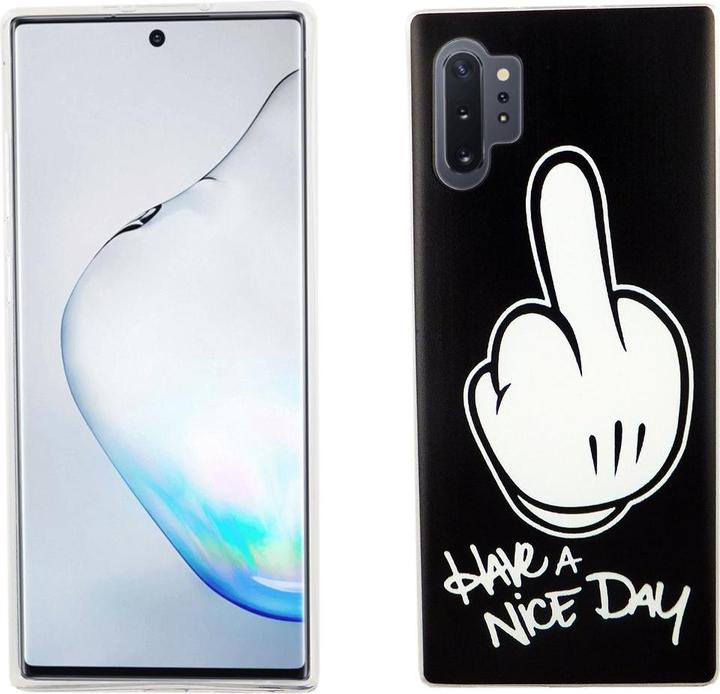 Produktbild König Design Handyhülle für Samsung Galaxy Note 10 Plus Schutzcase Backcover Bumper Schwarz (Samsung Galaxy Note 10 Plus)