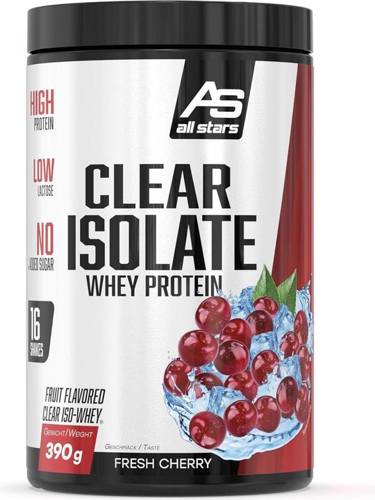 Produktbild All Stars AllStars Clear Isolate Whey Protein (300g Dose) (Cherry (fruit), 1 Stk., 300 g)