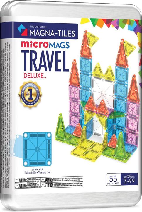 Actual product image Magna-Tiles MicroMagsTravel Deluxe
