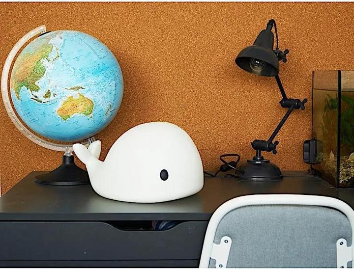 Actual product image Flow Amsterdam LED night light Moby white 30cm