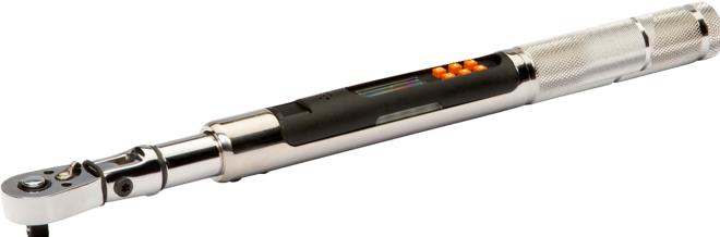 Actual product image Bahco Electronic angle/torque spanner with memory function/USB and fixed ratchet head (1/4", 1.50 Nm, 30 Nm)