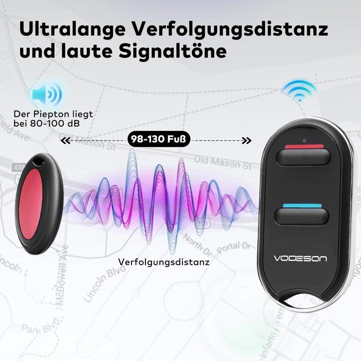 Produktbild Vodeson Schlüsselfinder-Set (2 Empfänger)