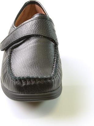 Immagine prodotto Stile Di Vita Mocassin En Cuir Graine Avec Velcro, Talon Compense (38)