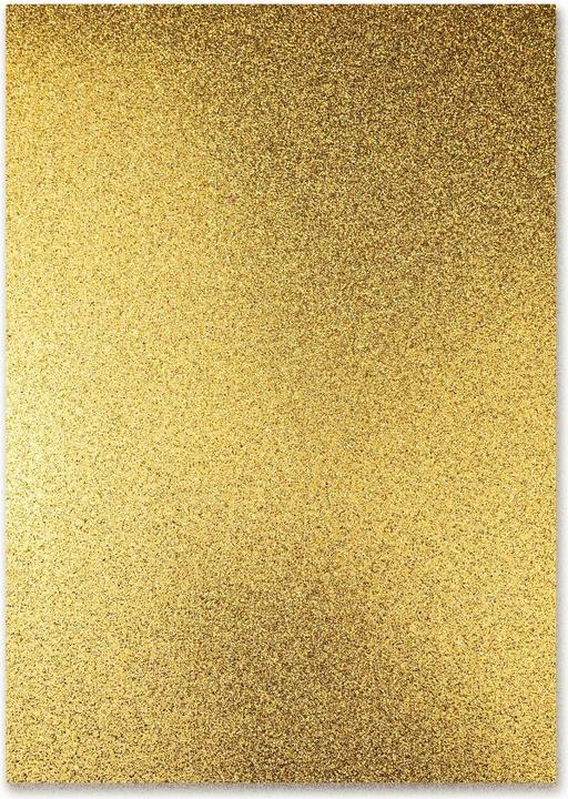Image du produit Ursus Glitzerkarton A4, 300 g/m², 10 Blatt, Gold (300 g/m², 10 x)