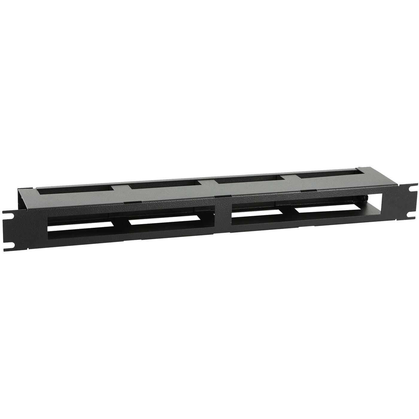 Lanview 1U 19" R TYPE CABLE, Serverschrank Zubehör, Schwarz