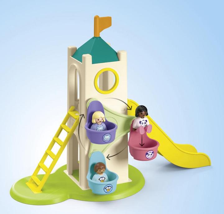Actual product image Playmobil 1.2.3: Adventure tower with ice cream stand