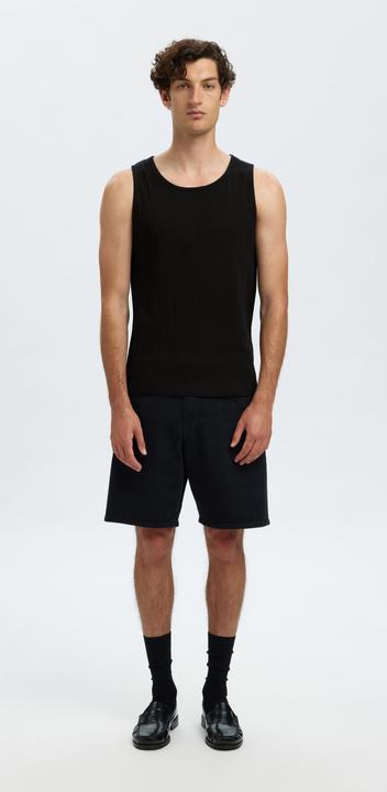 Produktbild Selected Geripptes Baumwoll Tanktop (M)