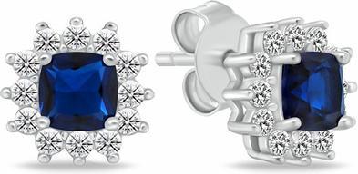 Produktbild Brilio Silver - Silver flower earrings with pearl EA1082WP