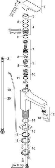 Produktbild hansgrohe Metropol Chrom