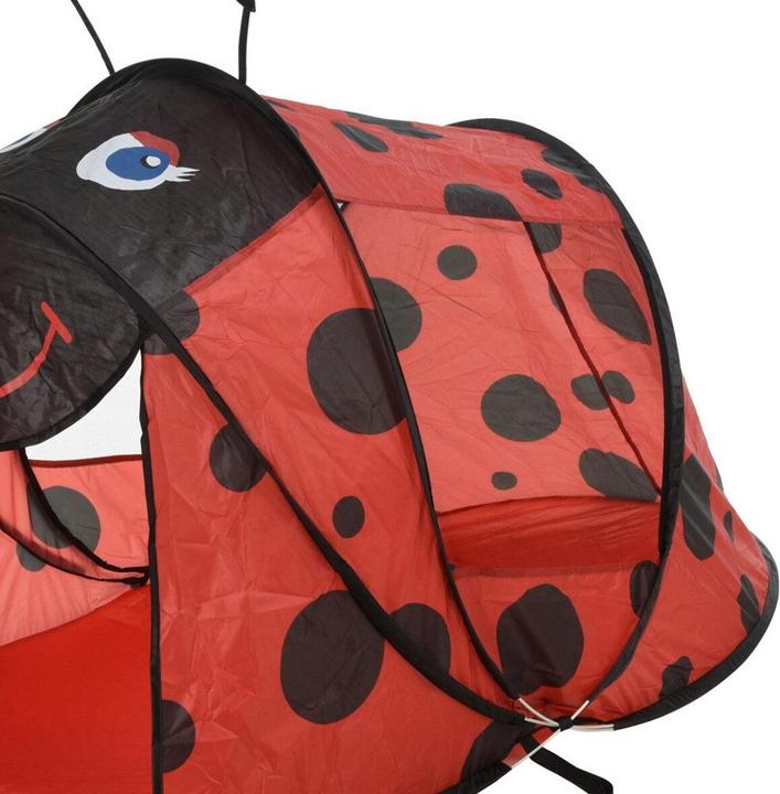 Actual product image Mojawo Kinder Pop-Up Strandmuschel Strandzelt Sichtschutz Zelt rot UV 50+ (Pitching tent)