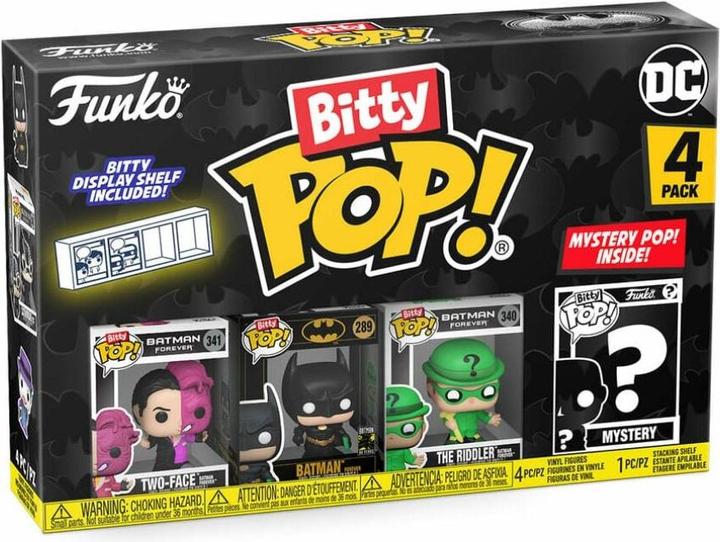Actual product image Funko Blister 4 figures Bitty POP DC Comics Batman 85th Anniversary Two-Face