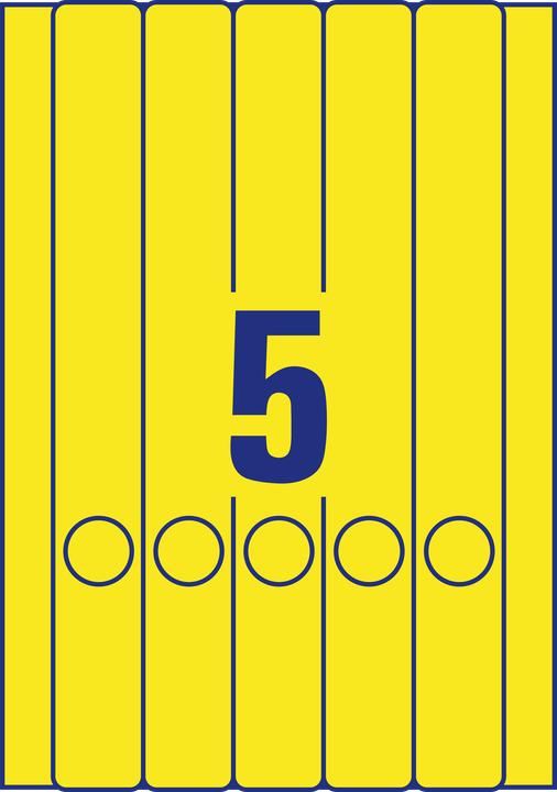 Actual product image Avery L4751-20 Labels 38x297mm