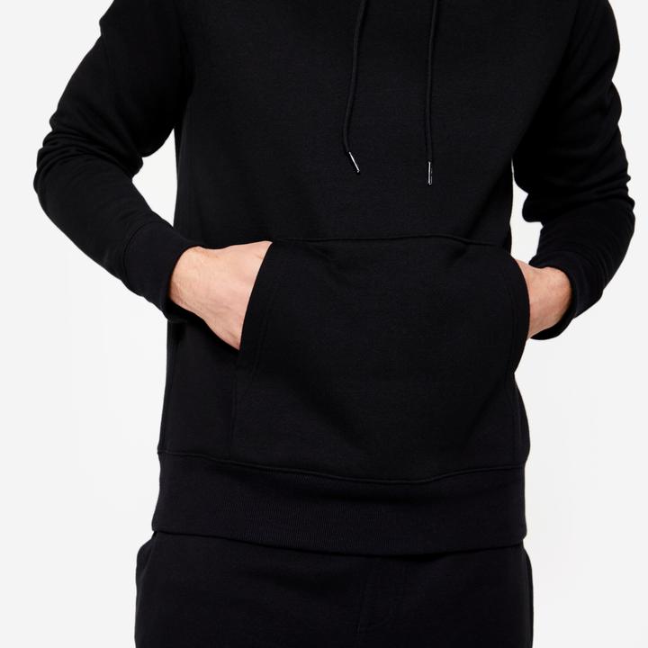 Produktbild Domyos Hoodie Herren warm Baumwollgewebe - schwarz (XL)
