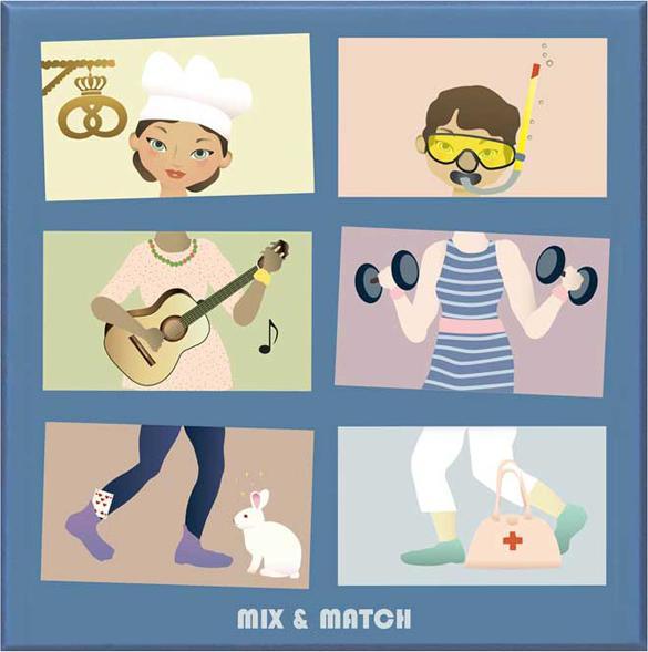 Produktbild Vissevasse Kids game MIX & MATCH (2 - 4 Spieler)