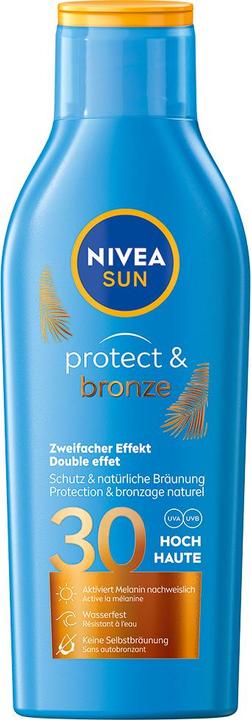 NIVEA Protect & Bronze sun lotion (Sun lotion, SPF 30, 200 ml, 230 g)