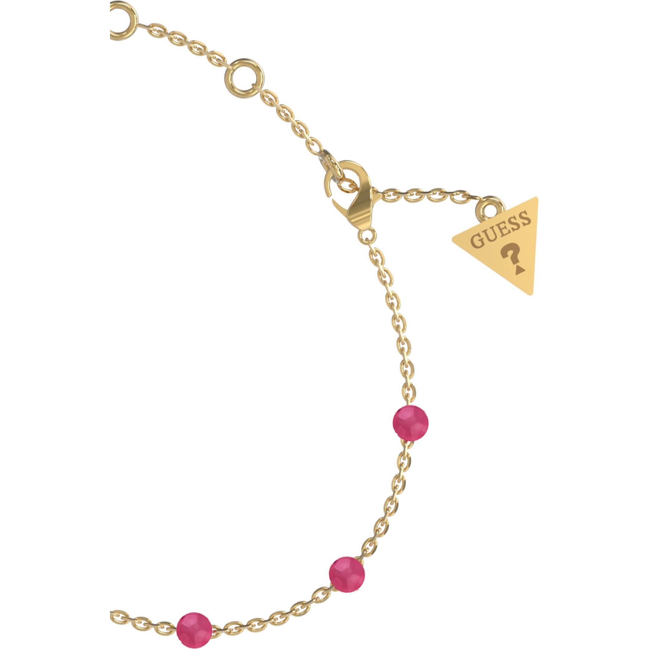 Guess, Armschmuck, NATURAL STONES Armband, (19 cm, Edelstahl)