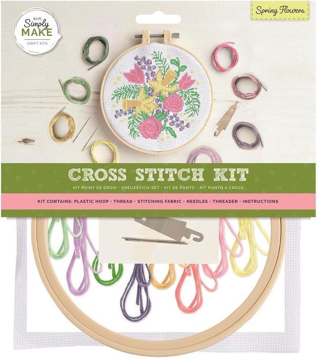 Actual product image DP Craft Grosses Kreuzstichset - Blumenstrauss