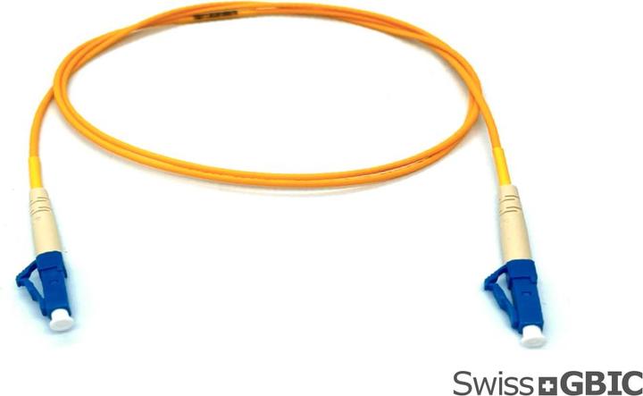 Image du produit SwissGBIC Cordon de brassage fibre LC-LC-OS2-S-1 (1 m)