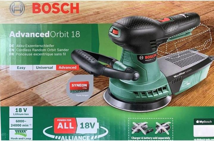Immagine prodotto Bosch Home & Garden AdvancedOrbit 18 (Levigatrici rotorbitali, 18 W)