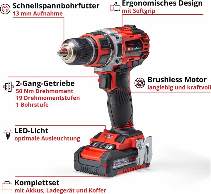 Produktbild Einhell TE-CD 18/50 Li BL