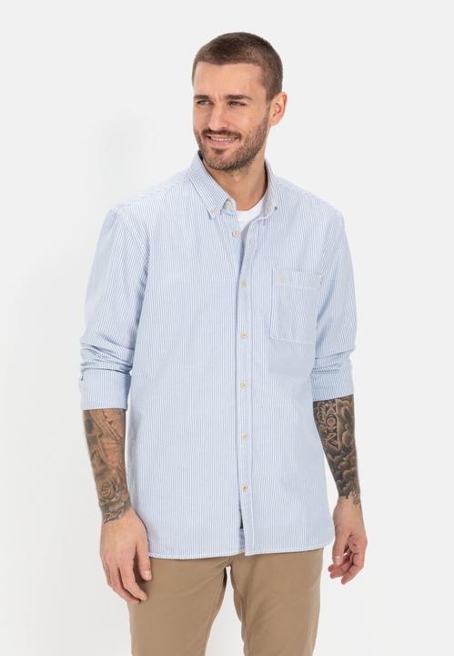 Immagine prodotto Camel Active Camicia Oxford a righe in cotone organico sostenibile (5XL)