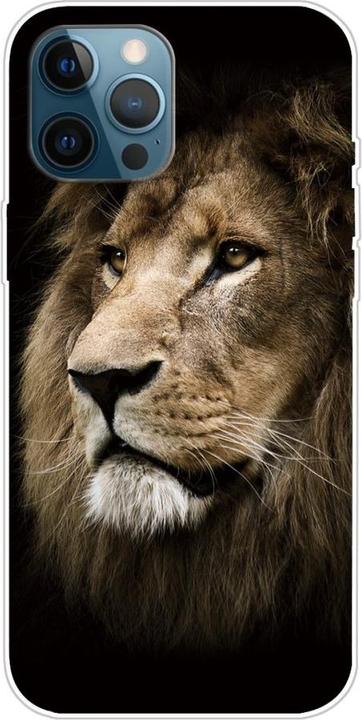 Actual product image Ueli Express iPhone 13 Pro Max Super Slim Rubber Protective Cover Lion (Apple iPhone 13 Pro Max)