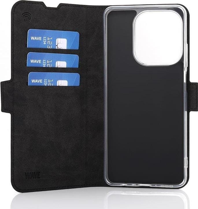 Produktbild Wave Book Case für Oppo A60 5G / A40 / A40m, schwarz (Nokia G60 5G, Oppo A40, Oppo A40M)