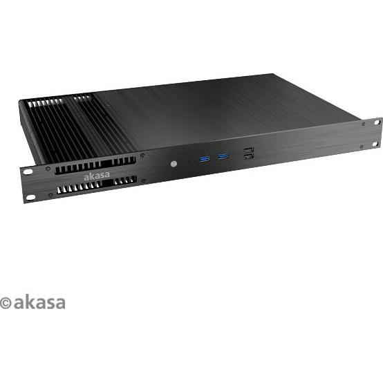 Thumbnail - Akasa Galileo TU3 Thin-Mini-ITX 1U Gehäuse, OEM (Thin Mini ITX), PC Gehäuse, Schwarz