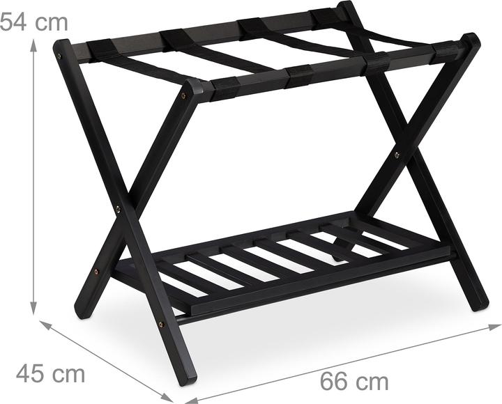 Actual product image Relaxdays Suitcase stand (Suitcase rack)