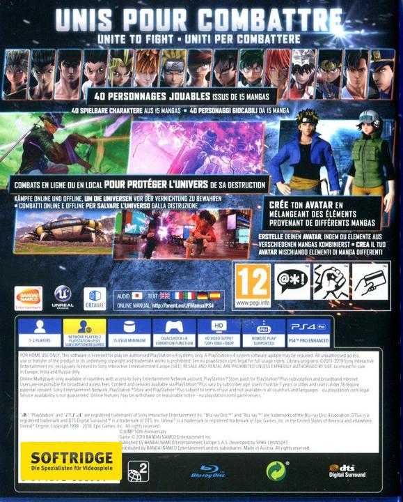 Actual product image Bandai Namco Jump Force (PS4, EN)