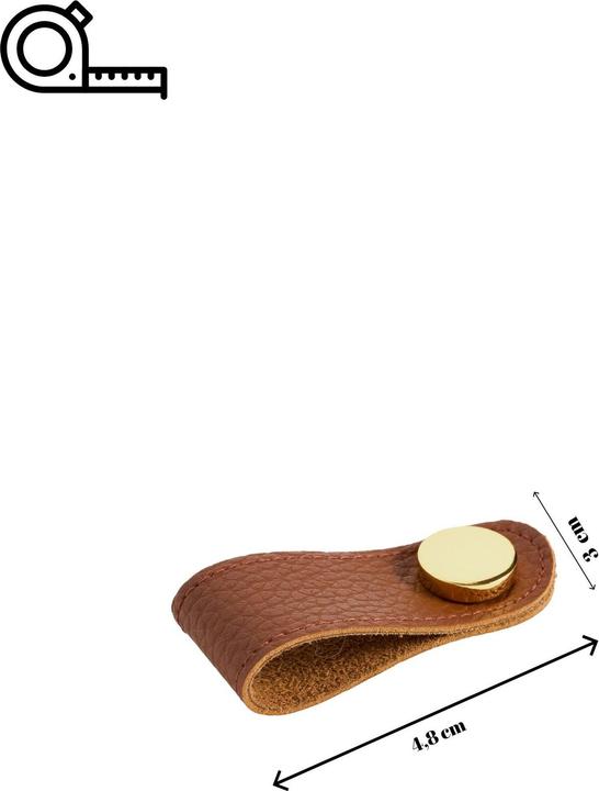 Immagine prodotto Hanah Home Leather Single Decorative Handle