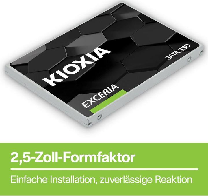 Actual product image Kioxia Exceria (480 GB, 2.5")