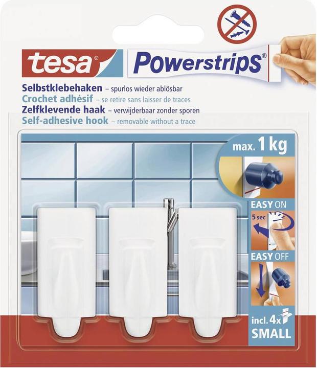 Produktbild tesa Powerstrips Haken SMALL trend