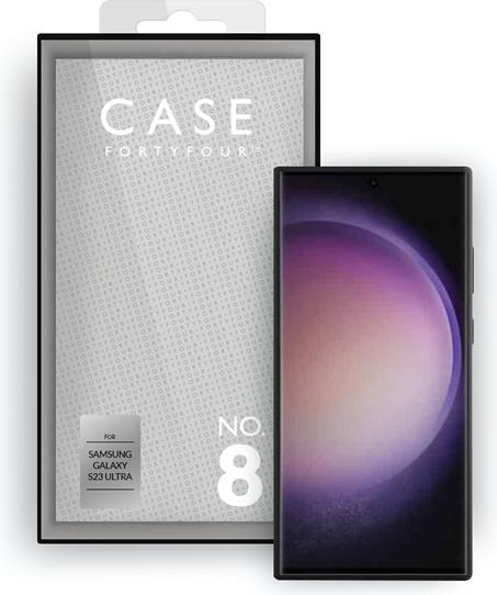 Actual product image Case FortyFour Liquid Silicone Case No.8 black (Samsung Galaxy S23 Ultra)