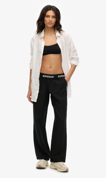 Produktbild Superdry Leinenhose mit Kordelzug (M)