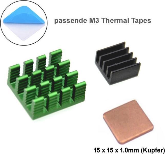 Actual product image Play-Zone Raspberry Pi (Pi2 Pi3) Cooler Heatsink Kit (Heatsink)